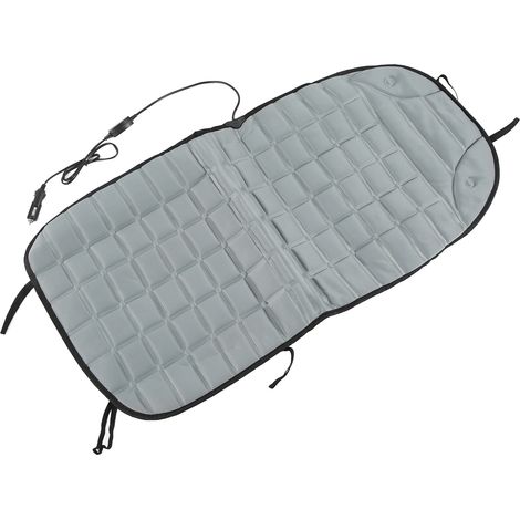 Coussin de siège chauffant épais pour voiture, température réglable, 12V, universel, assise auto chauffante, confort hiver, coque de siège rembourrée (1/5)