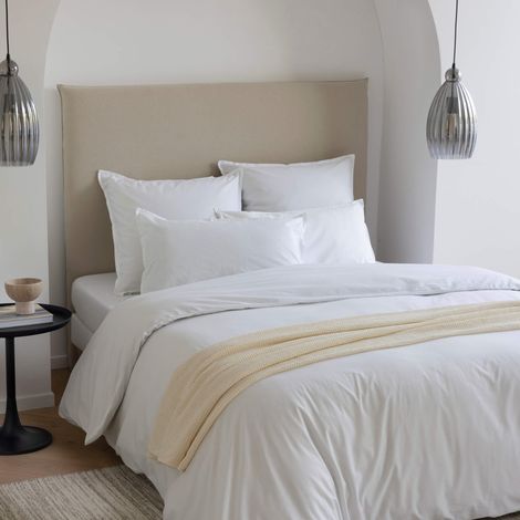 Tête de lit en tissu Almeria Beige 160x120 cm - Someo (1/2)
