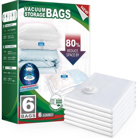 Sac Sous Vide Vêtement Aspirateur 6 Pièces, s,100 x 80 CM (1/5)