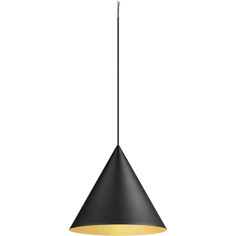 Suspension MAGICO 38 intérieur noir/or E27 10W max longueur câble 180cm - SLV - 1008505 (1/3)
