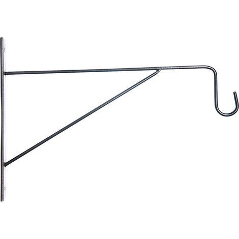 Esschert Design Hanging Basket Haken L Schwarz klassisch - Metall