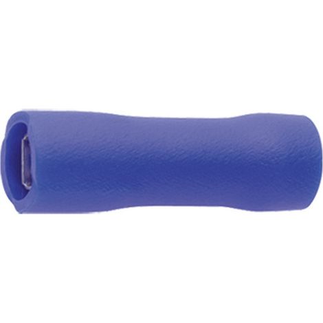 Klauke 8301V Flachsteckhülse  Steckbreite: 2.8 mm Steckdicke: 0.5 mm 180 ° Vollisoliert Blau 1 St.