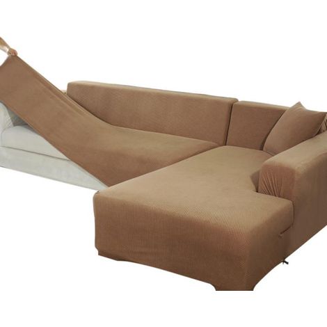 Housse de protection extensible pour canapé complet, anti-poussière et résistante (1/5)