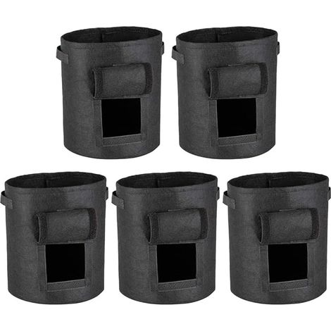 Sacs de plantation, 5 pièces pour plantes de pommes de terre, fraises, tomates (1/5)