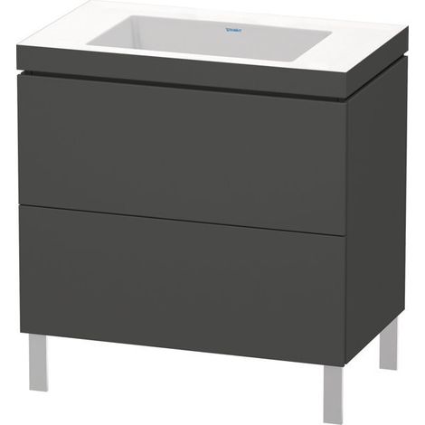 Lavamanos para muebles Duravit L-Cube c-bonded con base de pie, (1/5)