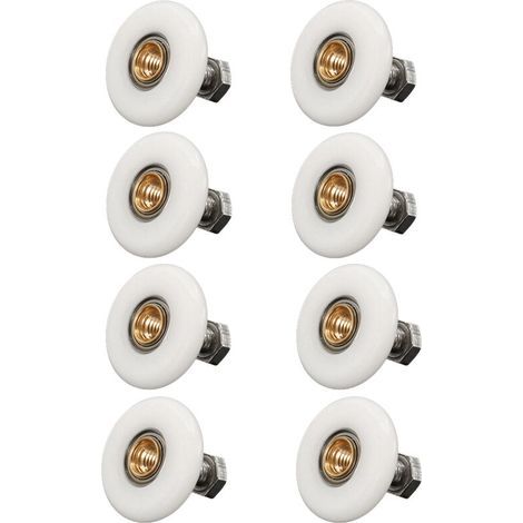Pcs Shower Door Roller 19mm Copper Shower Wheel for Bathroom (1/5)
