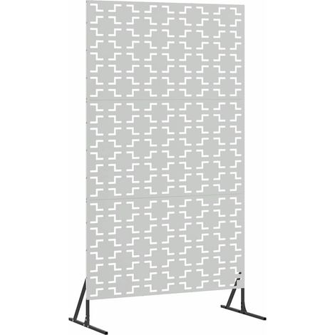 Maison Exclusive - Sichtschutz Grau 100 x 50 x 180 cm Stahl