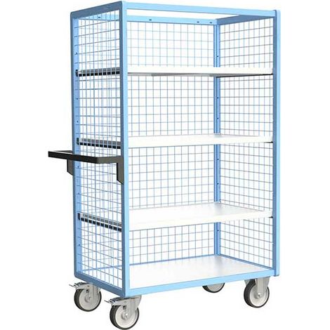 Armadio grigliato senza tetto 3 ripiani inclusi - Piano 965x585mm - Carico max 500kg - 880725225