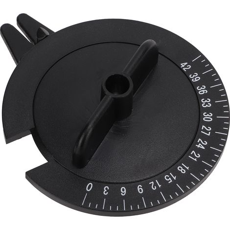 Calibrateur de tension de raquette de badminton, jauge de cordage en plastique, machines à corder noires (1/5)