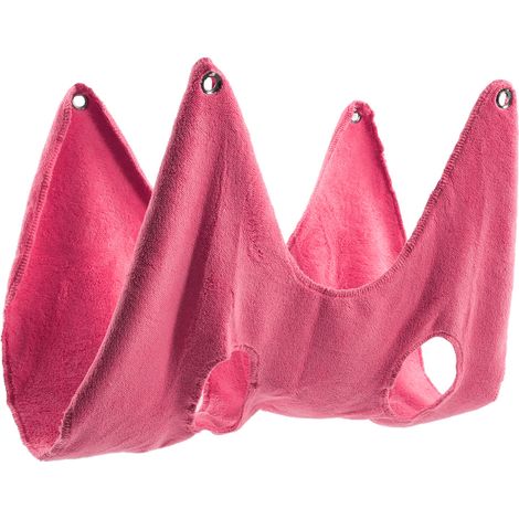 Harnais de toilettage multifonctionnel pour chien, support pour la coupe des griffes, hamac de toilettage pour animaux de compagnie, rose, taille S (1/5)