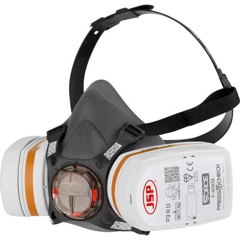 Masque Force 8 avec cartouches Press To Check - Taille M A2P3