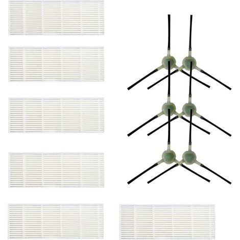 Seitenbürsten und 6 HEPA-Filter – Ersatzteile für den Lefant LS1 Saugroboter