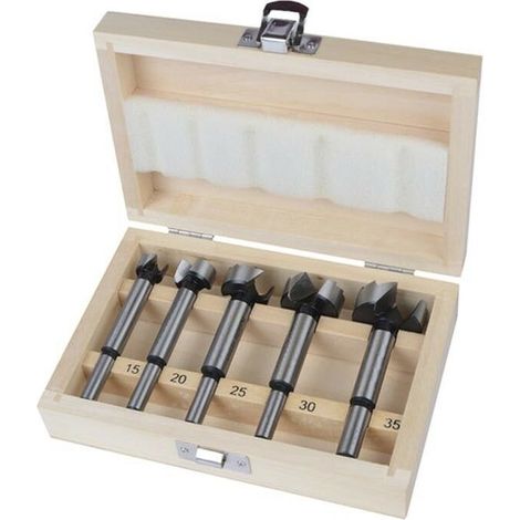 Kit 5 Frese Fresa Legno Gambo 8 10 Mm Cerniere Misure 15 20 25 30 35mm