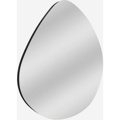 Wiran MDF Wandspiegel geschwungen 60x60 cm