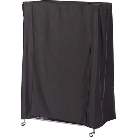 Housse de cage à oiseaux imperméable, occultante, pour perroquets, universelle, carrée, noir, 122 x 104 x 69 cm. (1/5)