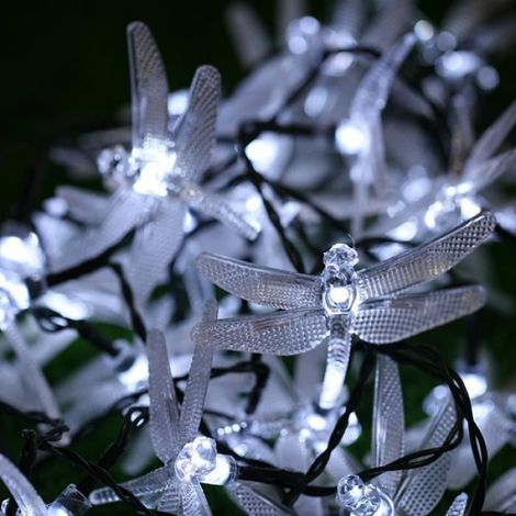 Guirlande Lumineuse Solaire - 7 Mètres - 50 LED Blancs - IP55 - Extérieur - 1 Unité (1/3)