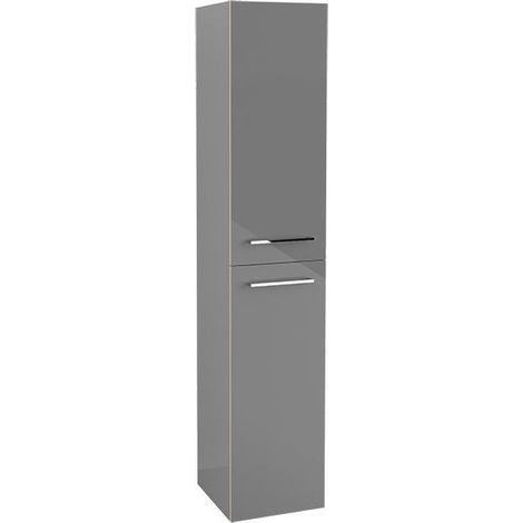 Avento, Armoires de salle de bains, 350 x 1760 x 370 mm, modèle suspendu, En bois Elm Impresso