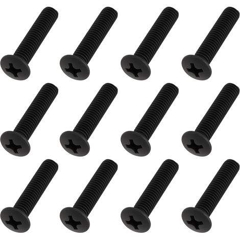 Lot de 30 vis de mandrin à filetage inversé M5 x 25 mm à tête plate pour montage de mandrin (1/5)