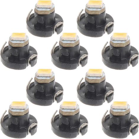 10 Stück LED-Kontrollleuchten T3 3528 SMD für Auto-Kombiinstrumente (gelb) SZRH AM