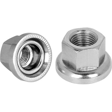 2 pièces de roue de vélo TopHomer, écrous de roue de vélo M10, écrou de moyeu à bride de remplacement pour vélo de montagne, vélo de route, vélo de course (1/5)