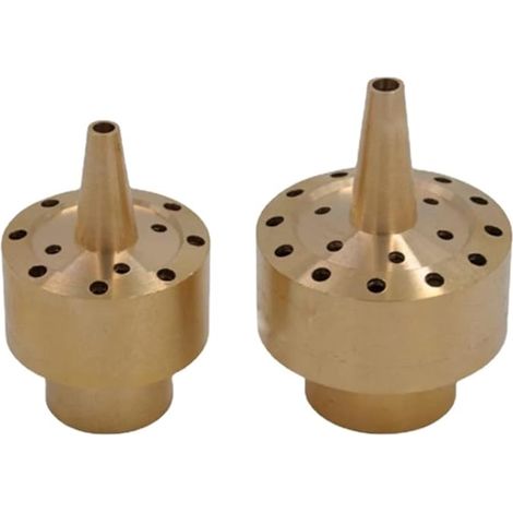 Stylet 4 - Split femelle - stylet 6 - Split femelle deux pièces tout en laiton style fontaine buse de fontaine tête de fontaine pour jardin piscine étang fontaine Équipement (1/5)