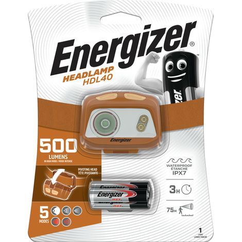 Linterna frontal HDL40 de 500 lúmenes Y24A32 [Clase de eficiencia energética A] (1/5)