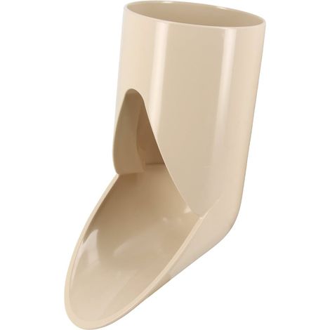 Pied de chute - Gris - pour tube Nicoll Ø80 (1/4)