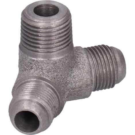 Pneumatic Fittings 3 Way Oblique Malleable Iron Fittings for DIY Industrial Decoration Lot of 5 Pieces (1/4)