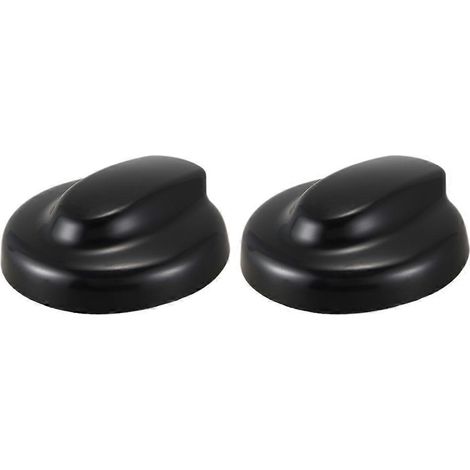 Lot de 2 bouchons de réservoir d'essence noirs pour BMW Mini Gen 2 R56 et Cooper S JCW (2006-2013) - Couvercle de réservoir d'huile en ABS (1/5)