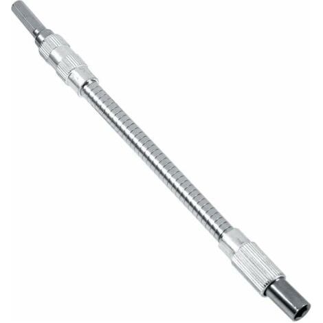 Porte-embout de tournevis, Tiges flexibles de tournevis, extension tournevis porte embout magnetique Rallonge de 6,35 mm, Tige flexible,20CM (1/5)