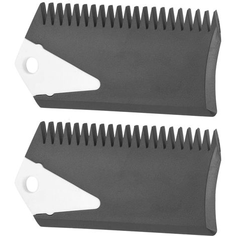 2 Stuks PVC Surfplank Wax Kam Schraper Set, voor Surfplank Skateboard Skimboard (1/5)
