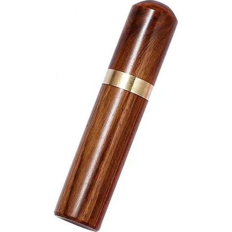 herramienta para espresso WDT, 6 agujas de acero inoxidable, mango de madera de padauk, dispensador de café, portafiltro (1/5)