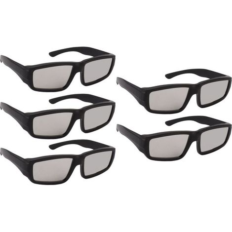 Lot de 5 lunettes de protection solaire pour éclipse – Norme EPI – Protection 100 % UV et infrarouge – Monture légère et résistante aux rayures (1/4)