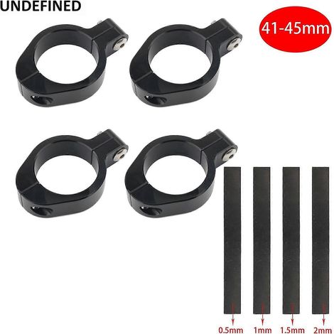 CNC-gefräste Gabelrohrhalterung für Motorräder (33–58 mm) mit Scheinwerferhalterung für Harley-Davidson Cafe Racer, universell passend für 41–45 mm Gabelrohre.