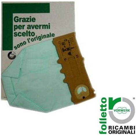 SACCHETTI FILTRELLI FOLLETTO VK 130 - VK 131 ORIGINALE