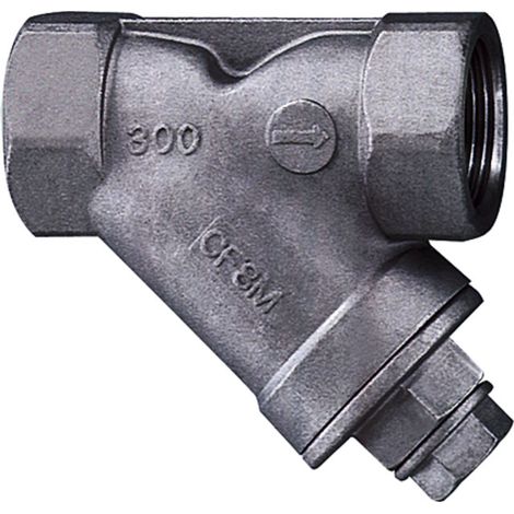 Riegler Schmutzfänger, Edelstahl, MW 0,6 mm, G 1, DN 25 (1/4)