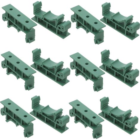 Stück Schienenschnallen Führungshalterungs Klemmclips für