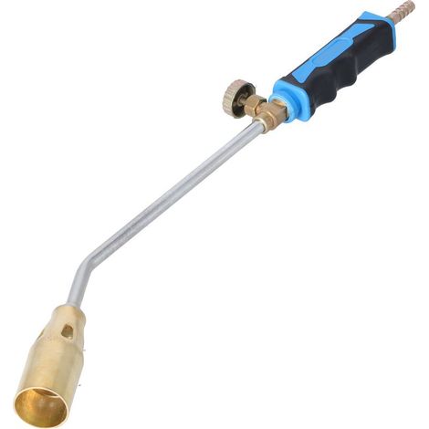Chalumeau à propane haute intensité, alimenté au propane, MAPP, kit chalumeau turbo à gaz, chalumeau de soudage, kit chalumeau à gaz MAPP à allumage par gâchette avec allumeur, chalumeau à propane (1/5)