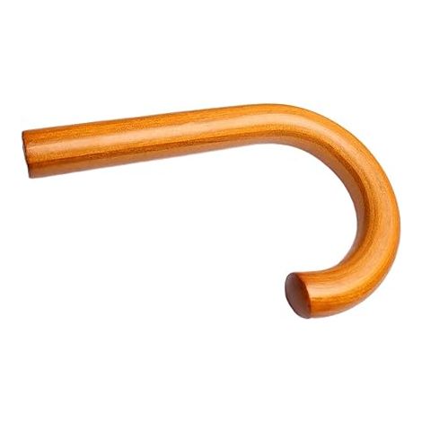 J-hook handle, replacement umbrella handle, J-handle, umbrella handle, Woody Brown (1/4)
