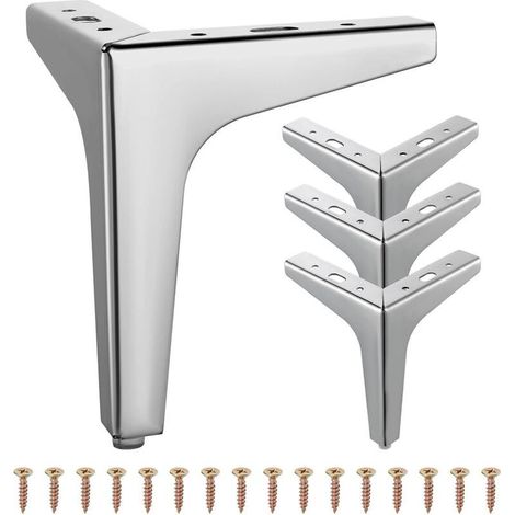 PCS Metall-Möbelfüße, 6\" (15 cm) dreieckige Möbelfüße für Sofa, Couchtisch, TV-Schrank und andere Möbel (1/5)