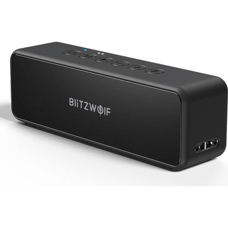 Haut-parleur sans fil BlitzWolf® BW-WA4 30W Haut-parleur Bluetooth portable Double pilotes Basse TWS Stéréo IPX6 Carte TF étanche AUX Haut-parleur extérieur Fantablau (1/4)