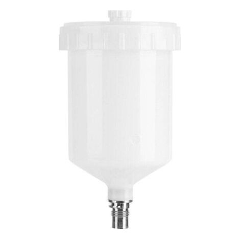 Sata Peinture Tasse en Plastique Tasse Air Gravit�� Peinture Pot Connecteur de Filetage pour Pistolet Pulv��risateur Capacit�� 600 Ml