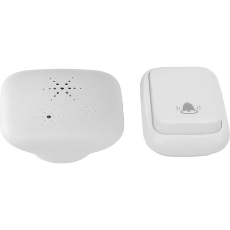 Sonnette sans fil à sonnerie personnalisée, 38 sonneries, volume réglable sur 4 niveaux, étanche, longue portée, pour maison et appartement (prise UE).