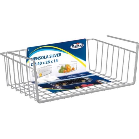 MAURY'S MENSOLA SOTTO PENSILE SILVER 40 X 26 X 14 CM (1/2)