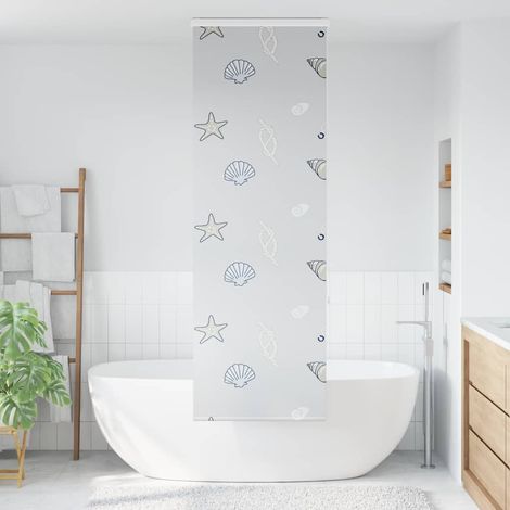 Store enrouleur de douche,Store à rouleau avec cassette largeur du tissu 66 cm CFW9744220 (1/5)