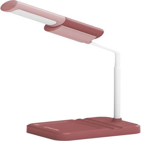 Lampe de bureau et de chevet LED — 3 couleurs réglables, support pour téléphone, pour le bureau et la maison (1/5)