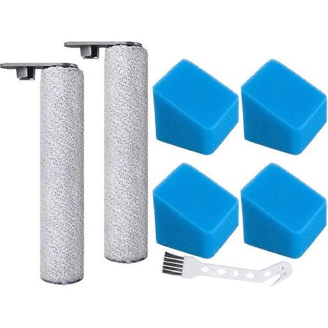 Accessoires de nettoyage pour aspirateur eau et poussière sans fil JONR ED12 Pro : filtre éponge de rechange, brosse rotative (1/5)