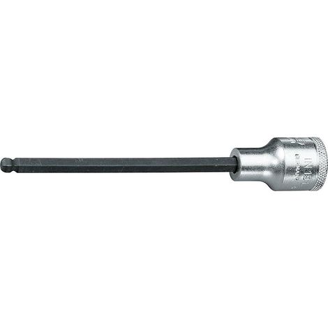 Douille tournevis 1/2, 140 mm six pans Câble 8 mm – En 19 LK 8 – 140 (1/2)