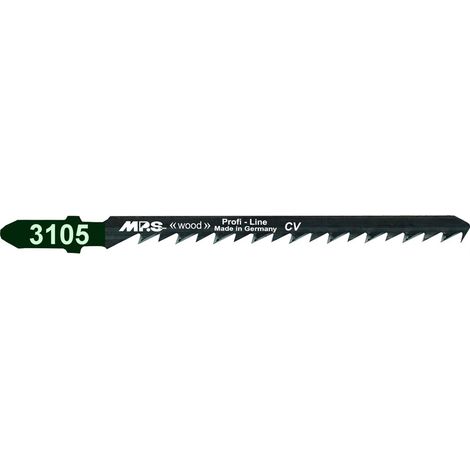 Lame de scie sauteuse MPS 3105 - Acier au chrome-vanadium, 6 dents TPI, paquet de 2.
