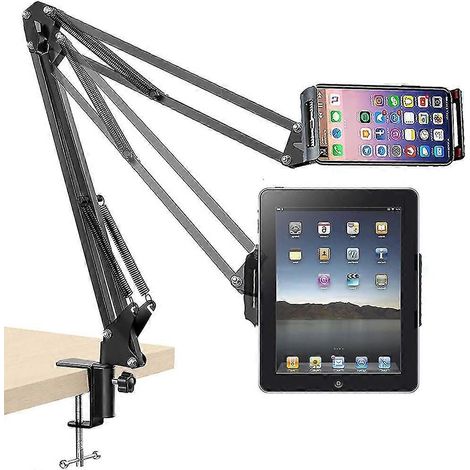 Support vidéo avec bras pivotant, fixation de table, bras articulé, support pour tablette pour appareils de streaming (1/5)